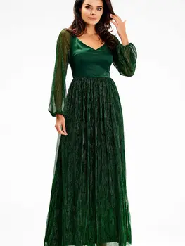 Long dress model 189438 awama