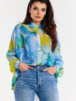 Long sleeve shirt model 196618 awama