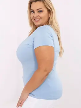 Plus size T-shirt model 211762 Relevance