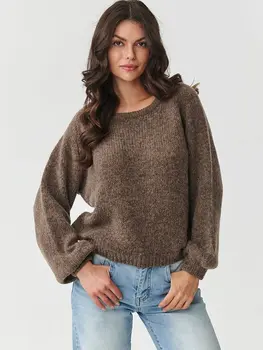 Jumper model 217388 Makadamia