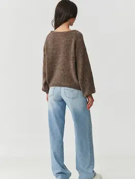 Jumper model 217388 Makadamia