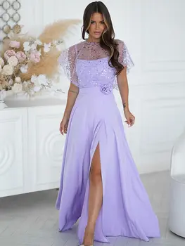 Long dress model 219693 Bicotone