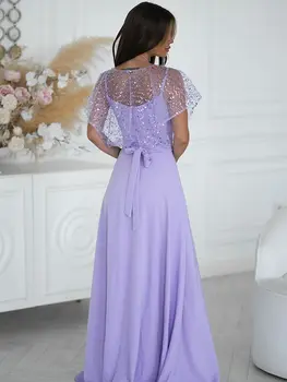 Long dress model 219693 Bicotone