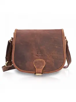 Natural leather bag model 173195 Galanter