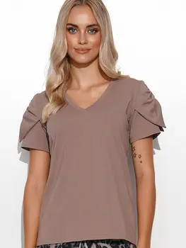 Blouse model 180762 Makadamia
