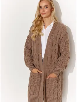 Cardigan model 184393 Makadamia