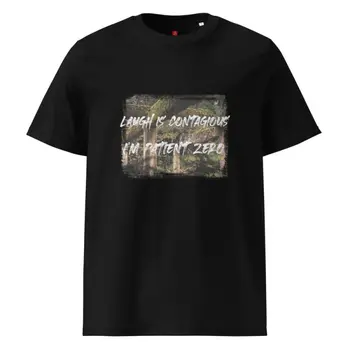 Laugh Is Contagious - Organic Cotton T-Shirt – Forest Humor Design