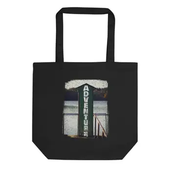 Vintage Adventure Organic Tote Bag