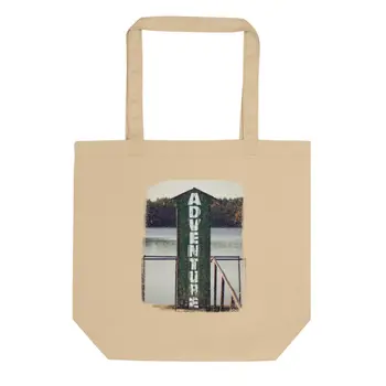 Vintage Adventure Organic Tote Bag