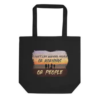Anti-Morning People Sunset Organic Tote Bag