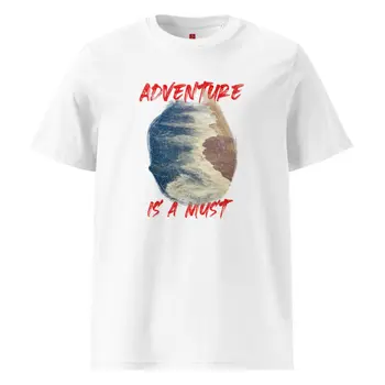 Adventure Is a Must - Organic Cotton T-Shirt – Eco-Friendly Design