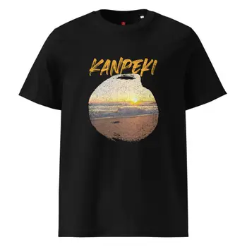 Kanpeki Perfect Sunset - Organic Cotton T-Shirt – Japanese Beach Design