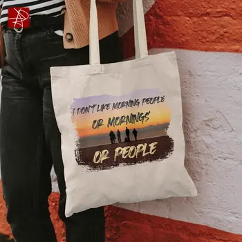 Morning People Tote Bag – Fun and Eco-Friendly