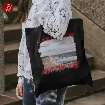 Live the Adventure Tote Bag – Peaceful Beach Scene