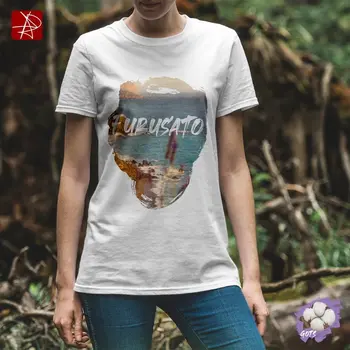 Eco-Friendly GOTS Organic Cotton T-Shirt "Furusato" Coastal