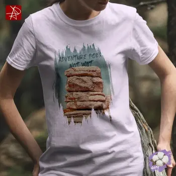 Adventure Organic Cotton T-Shirt Rock Formation Design