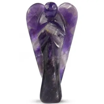Amethyst Pocket Angel (3" inch size)