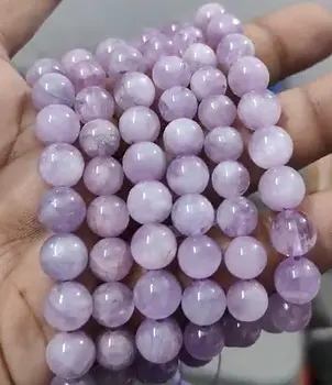 Kunzite Gemstone Beads (8mm)