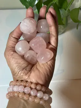 Rose Quartz Tumbled Stones (1 kg pack)