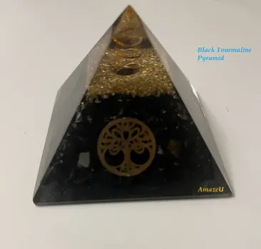 Black Tourmaline Orgonite Pyramid