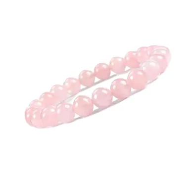 Rose Quartz Bracelet (10 mm Beads)
