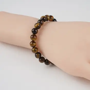 Tiger Eye Bracelet (8 mm Beads)