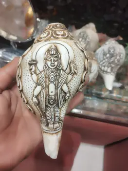 Hand Carved Conch/Shell Sankh