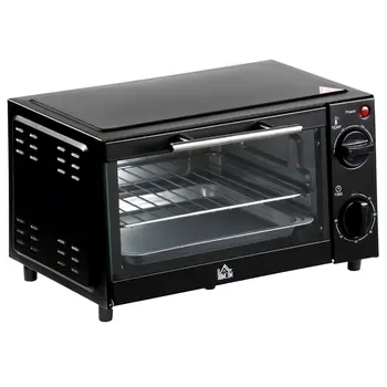 Mini Oven 9L Countertop Electric Grill Toaster Oven 750W