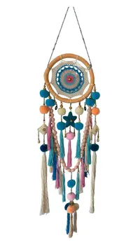 Premium Medium Green Mix Colourful Dream Catcher