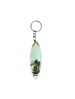Penjor Wooden Surfboard Keychain