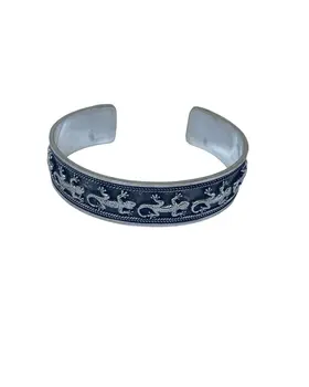 Geckos Bangle 925 Sterling Sliver
