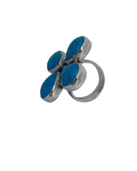 Star Turqouise Stone 925 Sterling Sliver