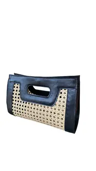 Ary Leather Bali Handmade Leather Rattan Webbing HandBag