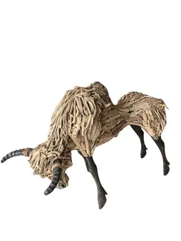 Bull Drift Wood Home Decoration