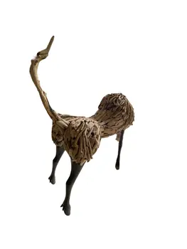 Bull Drift Wood Home Decoration