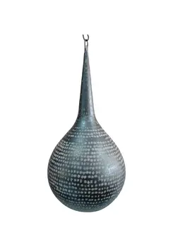 Jarum Black And White Bali Copper Lampshade
