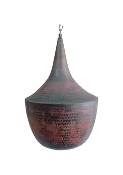Thai Burned Bali Copper Lampshade