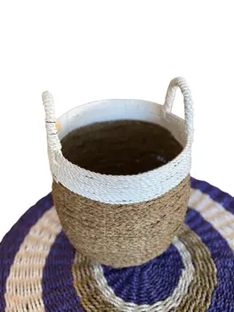 Zabby Bali Natural Wicker Basket