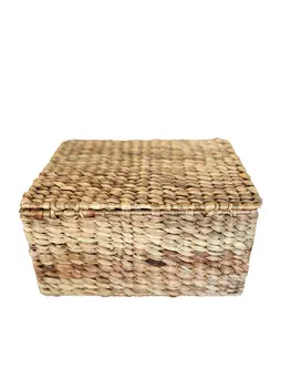 Square Bali Natural Wicker Basket