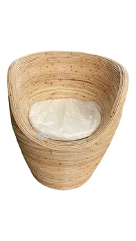 U Shape Rattan Chair Only