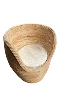 U Shape Rattan Chair Only