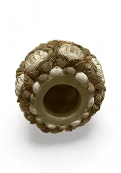 Egg Brown Flower Shell Lampshade