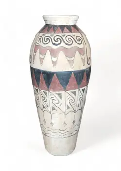 Hand-Painted Gaya Papua Vase