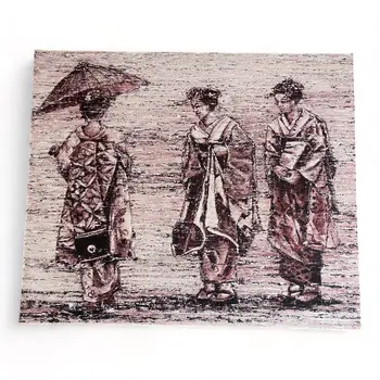Traditional Charm Balinese Painting Japan Style
