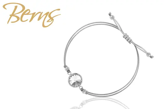 Armbänder NELLY SILVER Seidenfaden