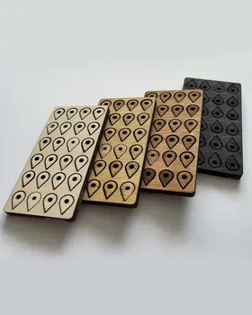 Wooden markers 24 pcs.