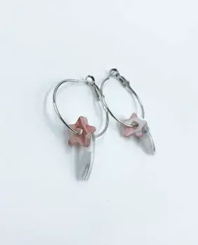 Pendientes flecha llorando