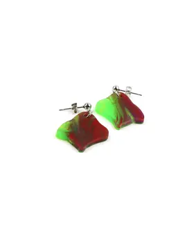 Pendientes abstractos multicolor