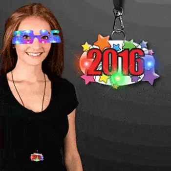 2016 Necklace Flashing Body Light Lapel Pins