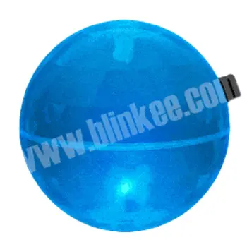 3 Inch LED Super Bounce Ball Blue